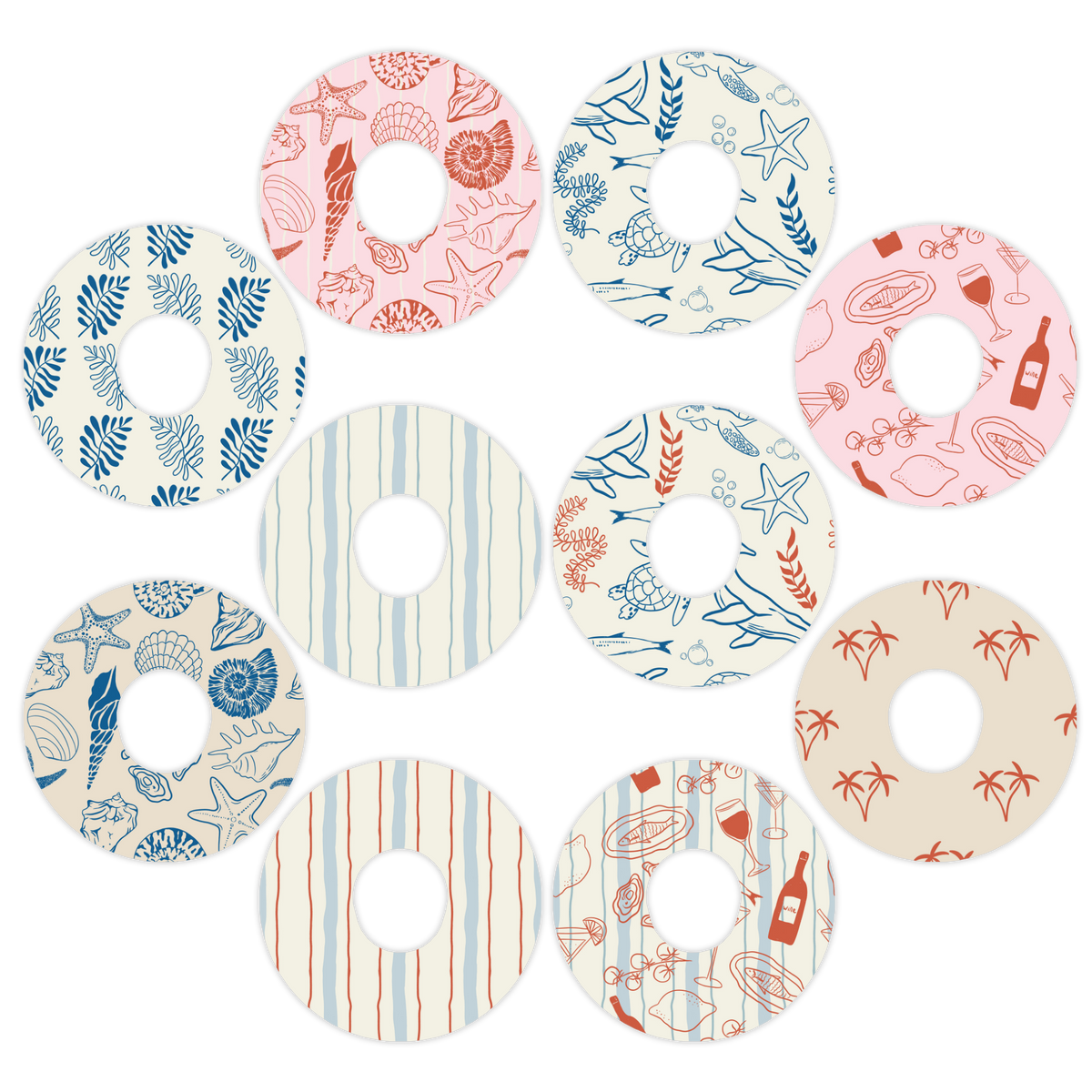 Rockadex Euro Summer CGM Patch Mix