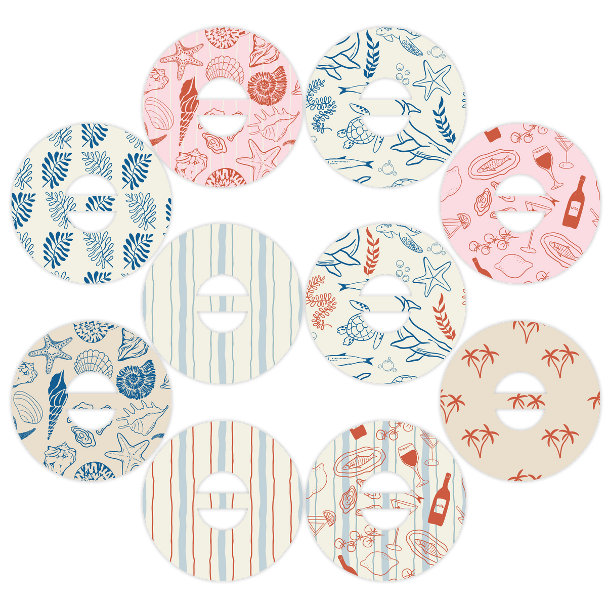 Rockadex Euro Summer CGM Patch Mix