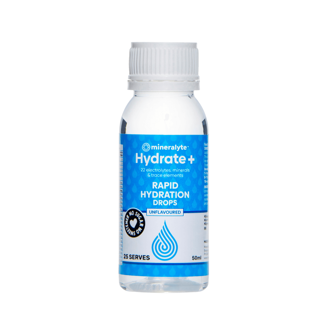 Mineralyte Hydrate+ Hydration Drops Unflavoured