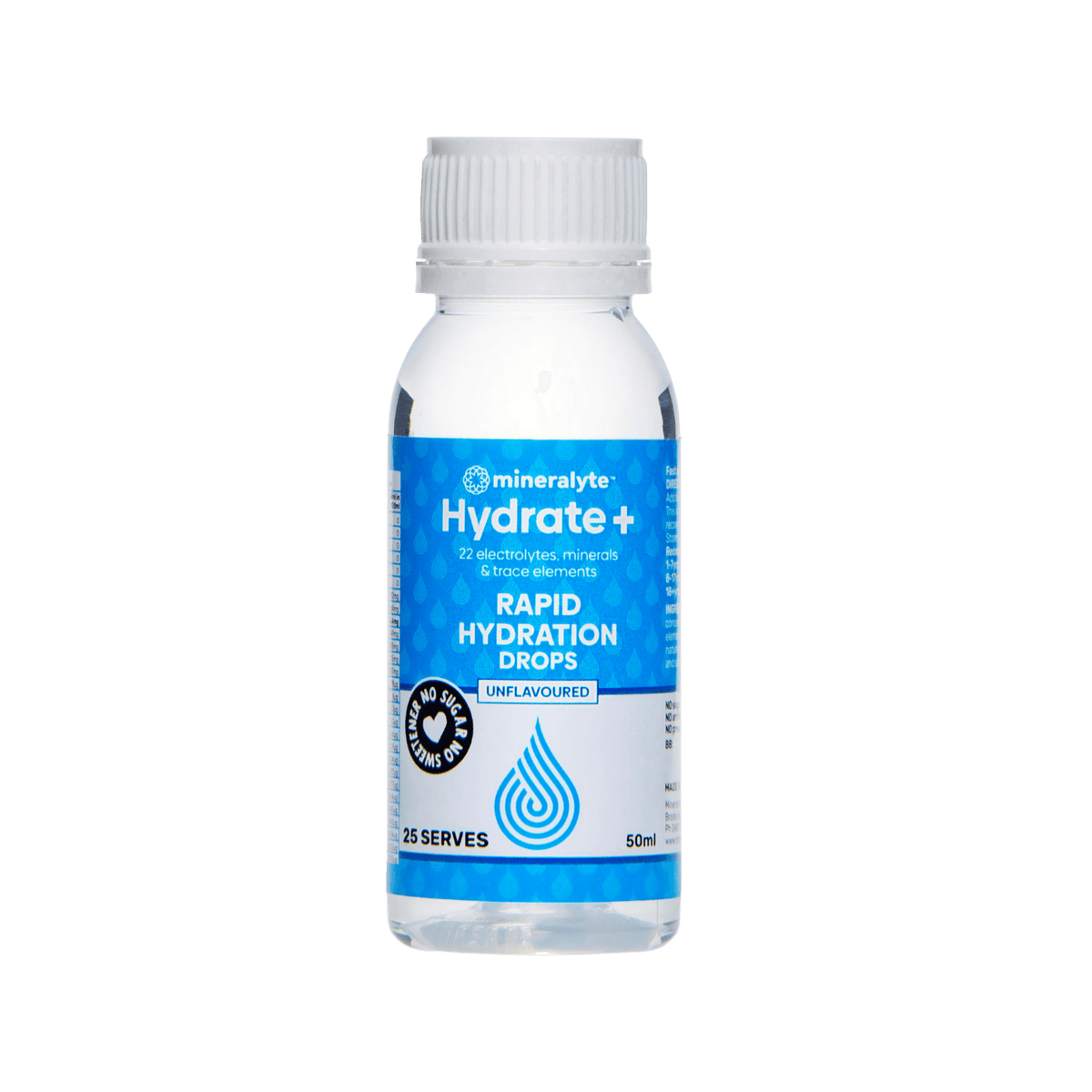 Mineralyte Hydrate+ Hydration Drops Unflavoured