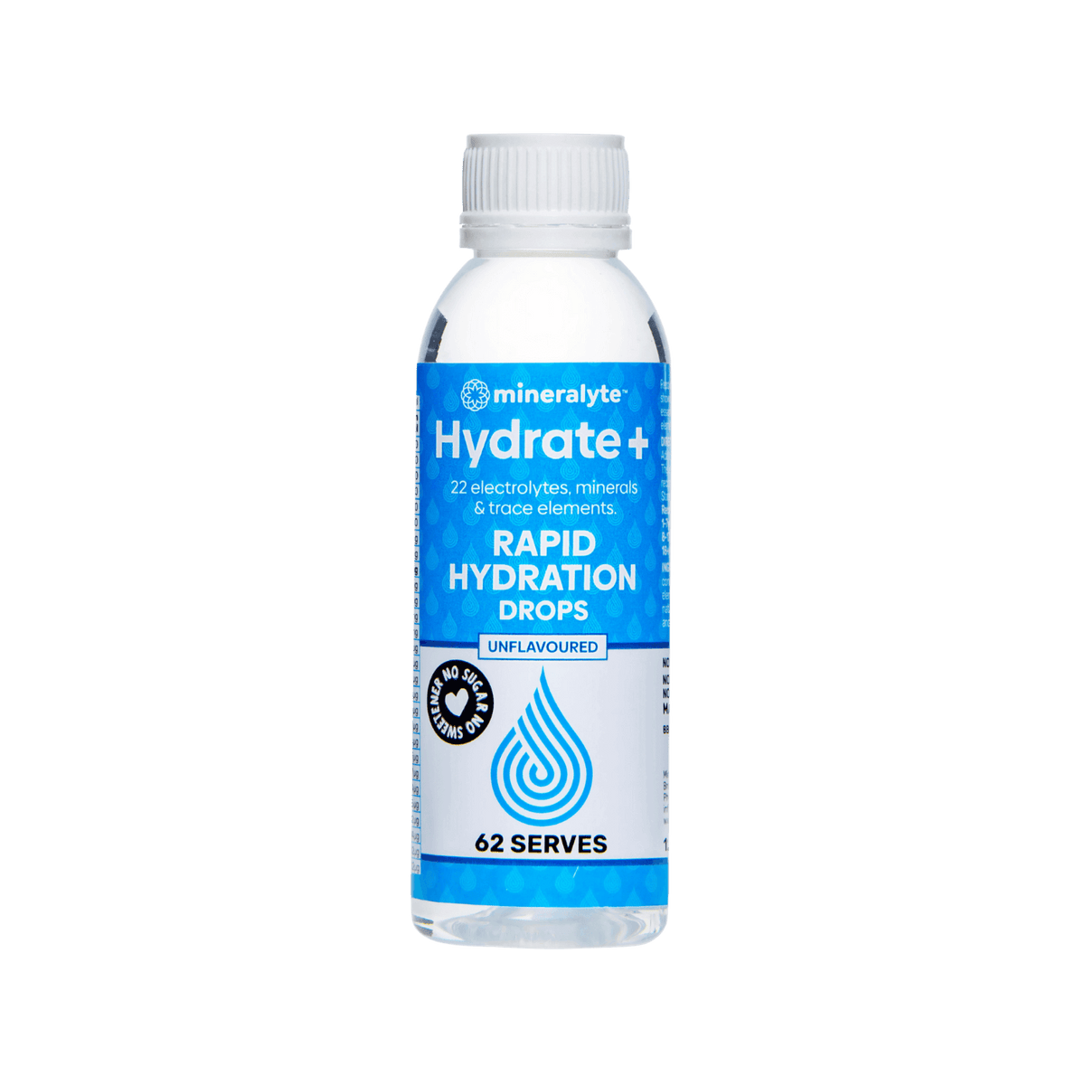 Mineralyte Hydrate+ Hydration Drops Unflavoured – Diabetes Shop