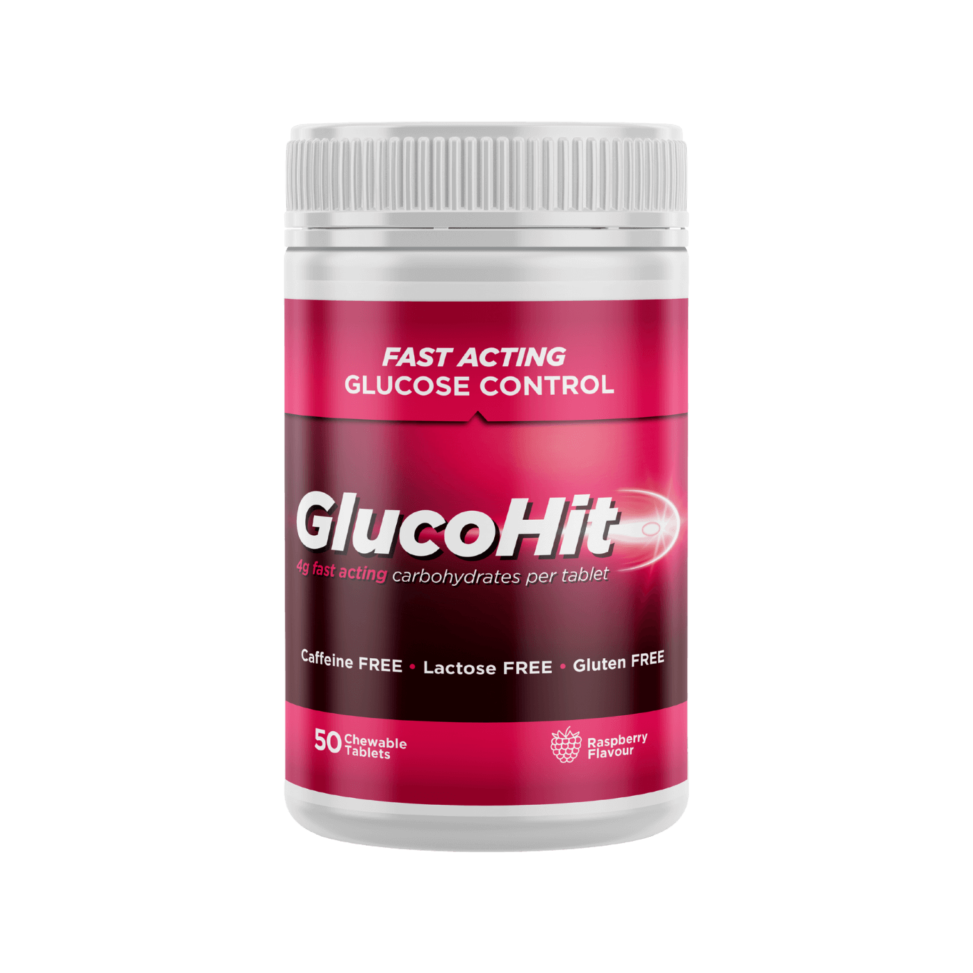 GlucoHit Hypo Tablets Raspberry