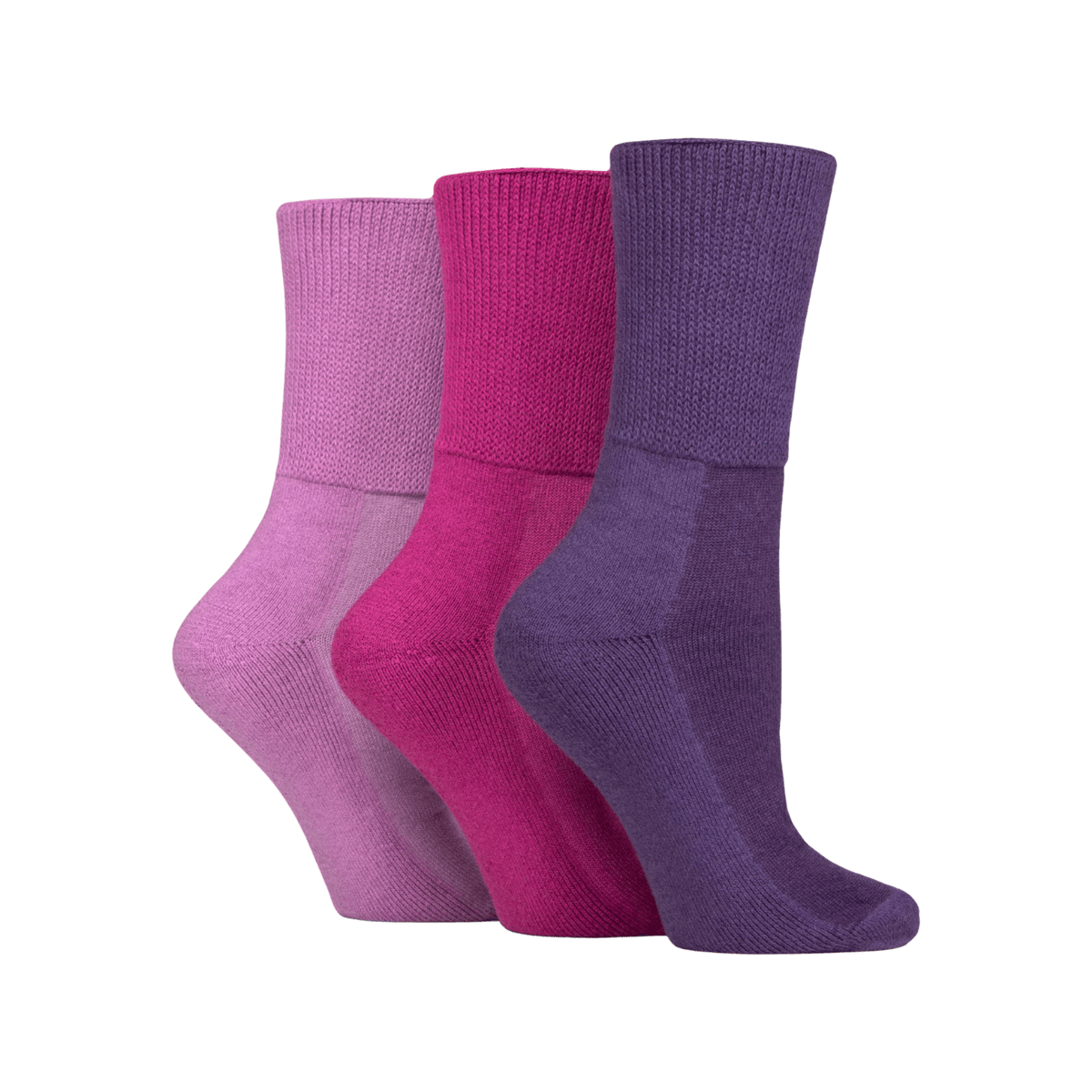 IOMI FOOTNURSE Bamboo Blend Cushion Foot Diabetes Socks 3pk