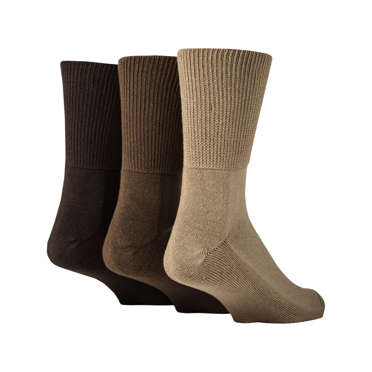 IOMI FOOTNURSE Bamboo Blend Cushion Foot Diabetes Socks 3pk