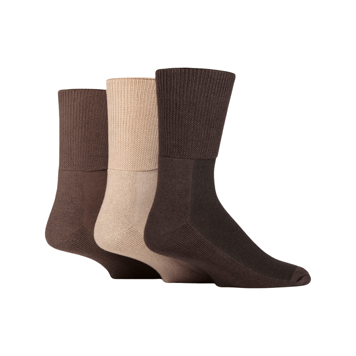 IOMI FOOTNURSE Bamboo Blend Cushion Foot Diabetes Socks 3pk