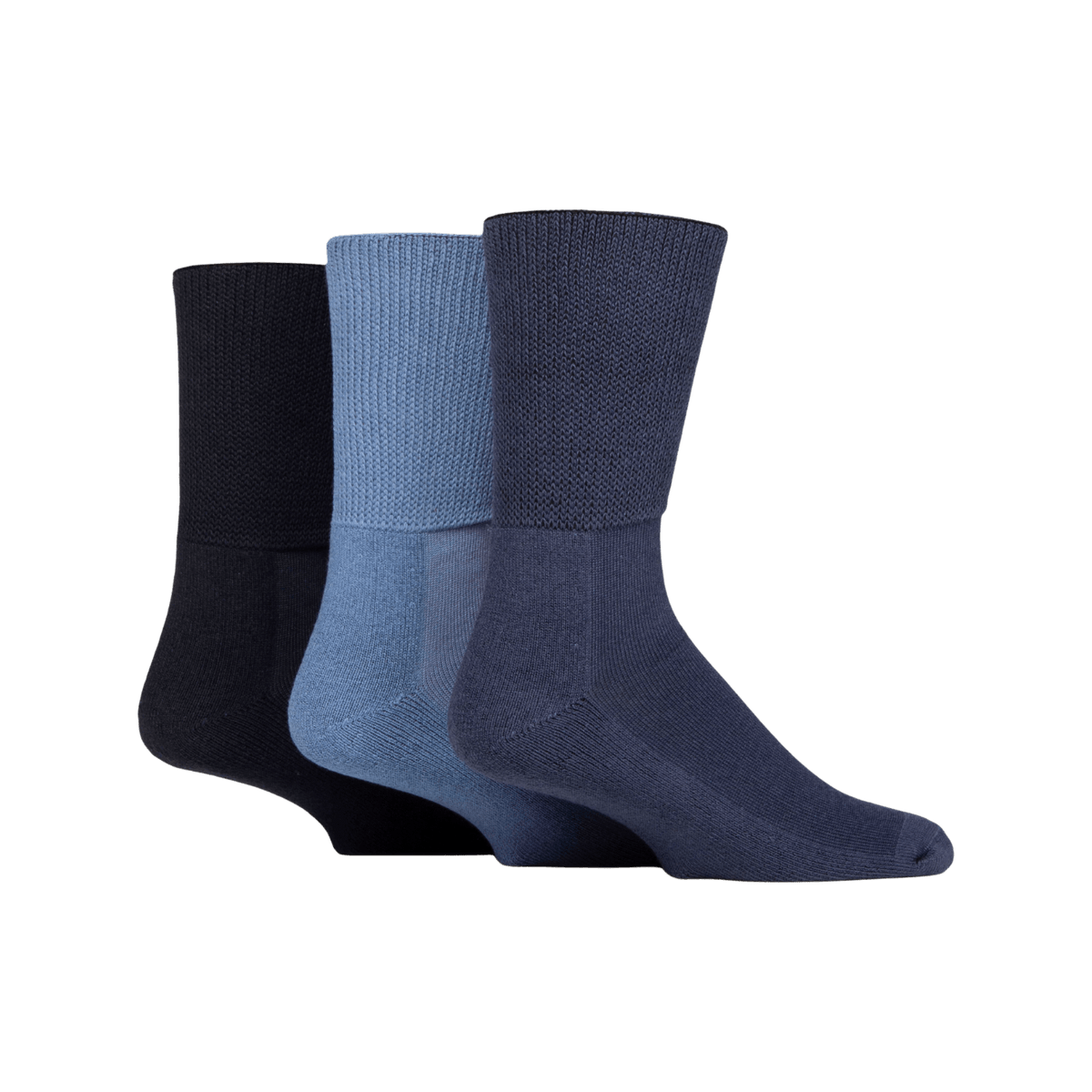 IOMI FOOTNURSE Bamboo Blend Cushion Foot Diabetes Socks 3pk
