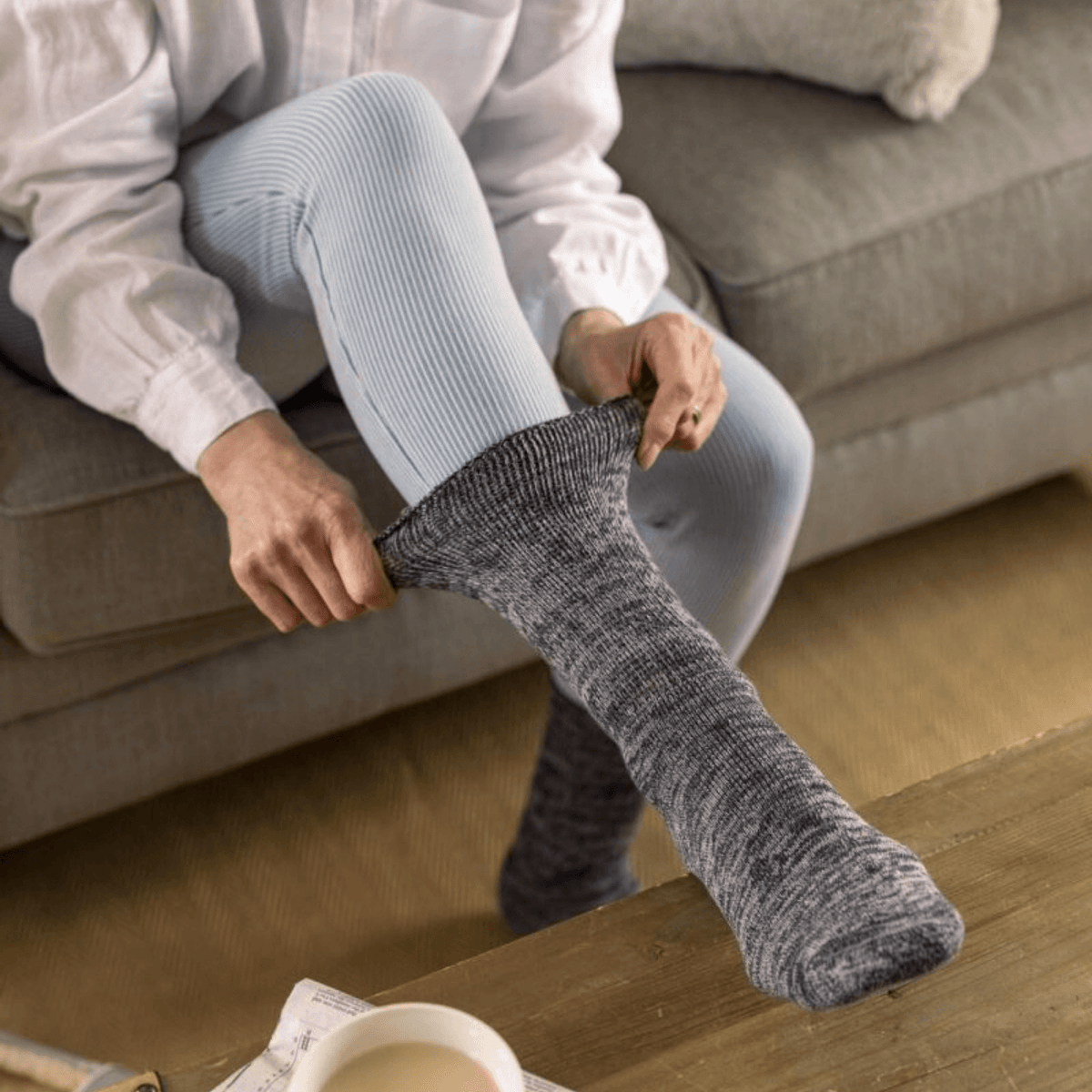 IOMI FOOTNURSE Cushion Foot Diabetes Socks 3pk