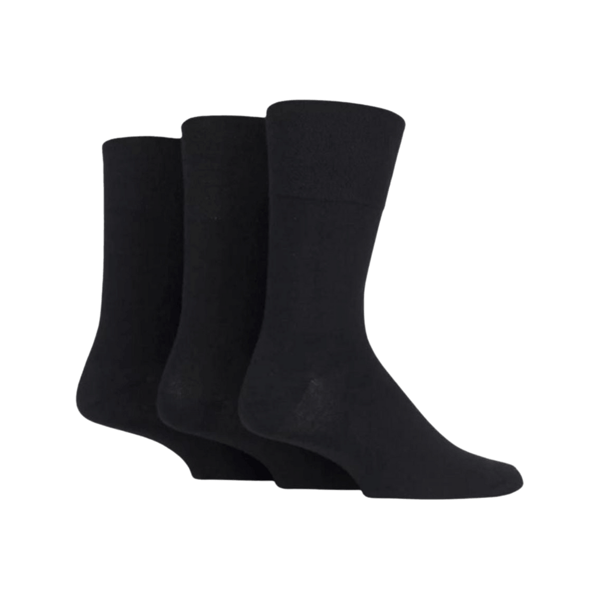 IOMI FOOTNURSE Men's Gentle Grip Diabetes Socks 3pk