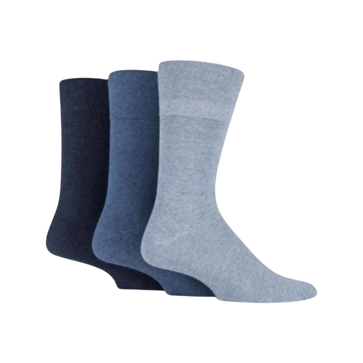 IOMI FOOTNURSE Men's Gentle Grip Diabetes Socks 3pk