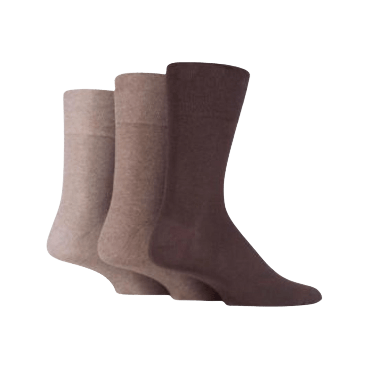 IOMI FOOTNURSE Men's Gentle Grip Diabetes Socks 3pk