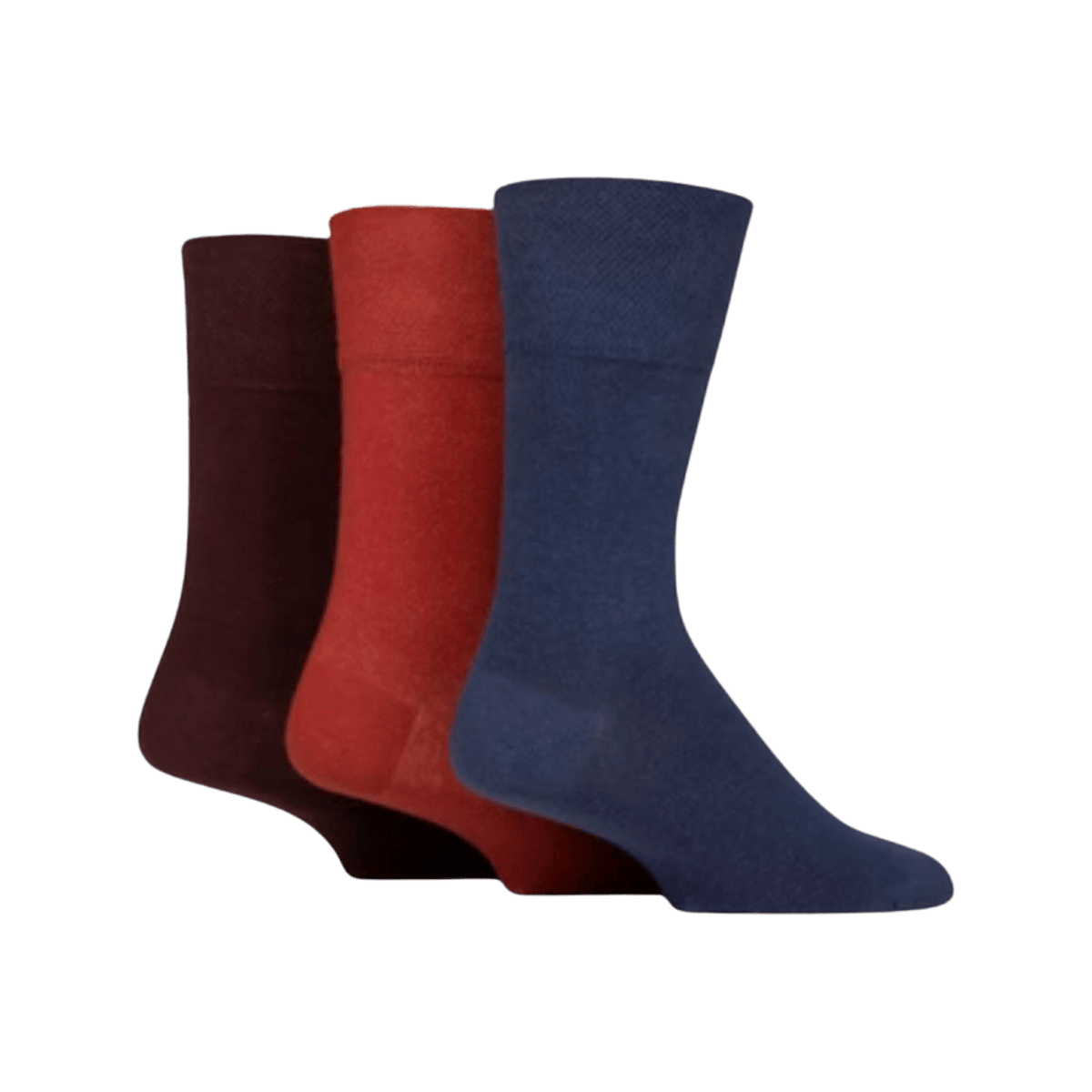 IOMI FOOTNURSE Men's Gentle Grip Diabetes Socks 3pk