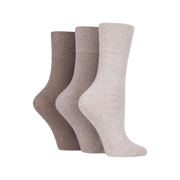 IOMI FOOTNURSE Women's Gentle Grip Diabetes Socks 3pk