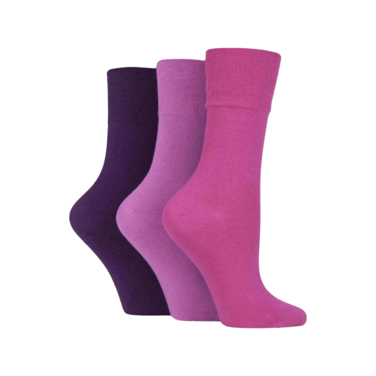 IOMI FOOTNURSE Women's Gentle Grip Diabetes Socks 3pk