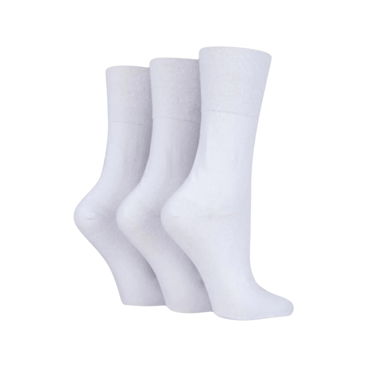IOMI FOOTNURSE Women's Gentle Grip Diabetes Socks 3pk