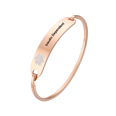 Medical ID Bangle Insulin Dependent