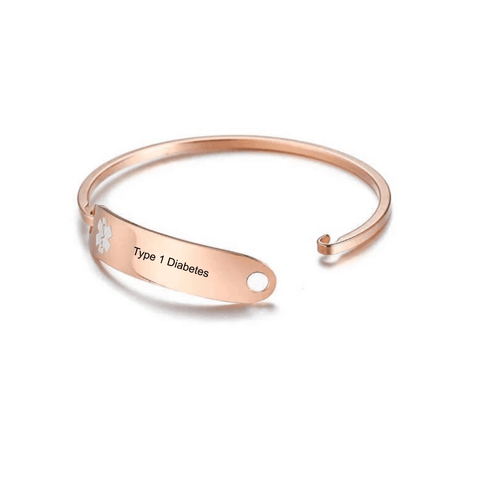 Medical ID Bangle Type 1 Diabetes