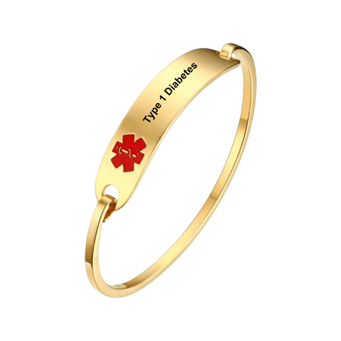 Medical ID Bangle Type 1 Diabetes