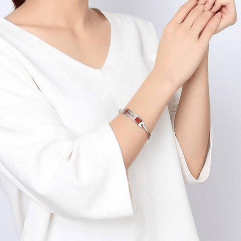 Medical ID Bangle Type 1 Diabetes