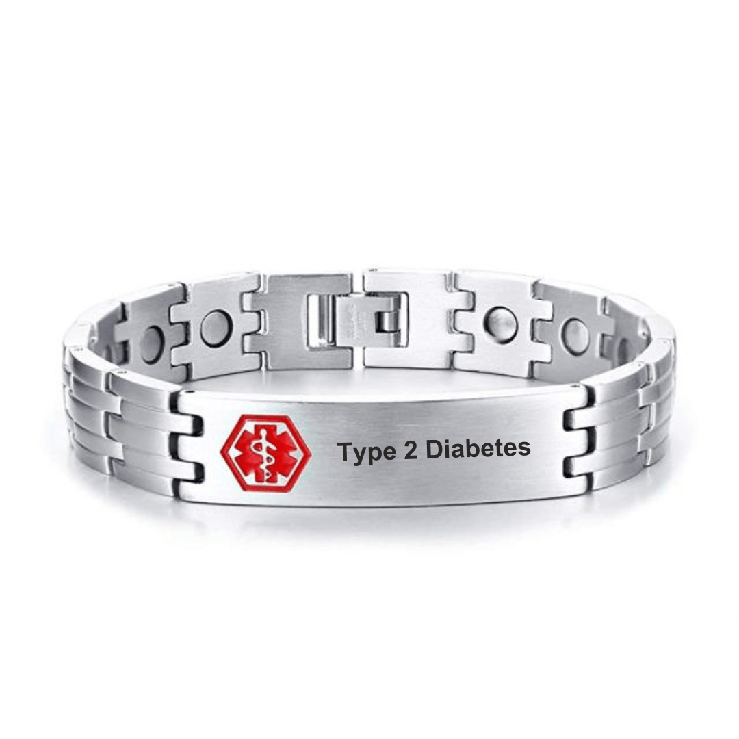 Diabetic medical alert deals bracelet