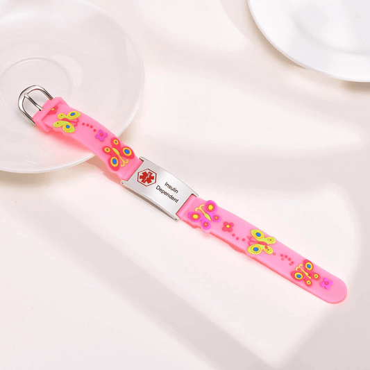 Medical ID Kids Bracelet Insulin Dependent