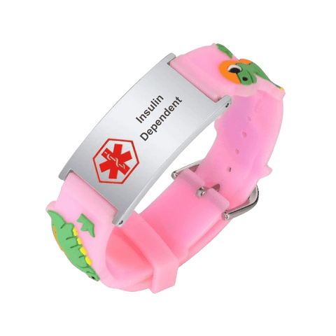Medical ID Kids Bracelet Insulin Dependent