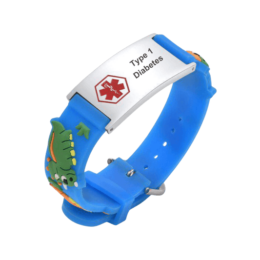 Medical ID Kids Bracelet Type 1 Diabetes