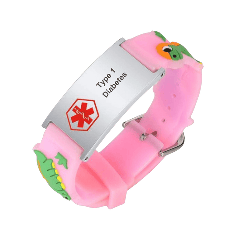 Medical ID Kids Bracelet Type 1 Diabetes