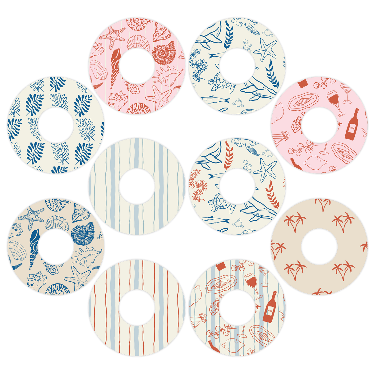 Rockadex Euro Summer CGM Patch Mix