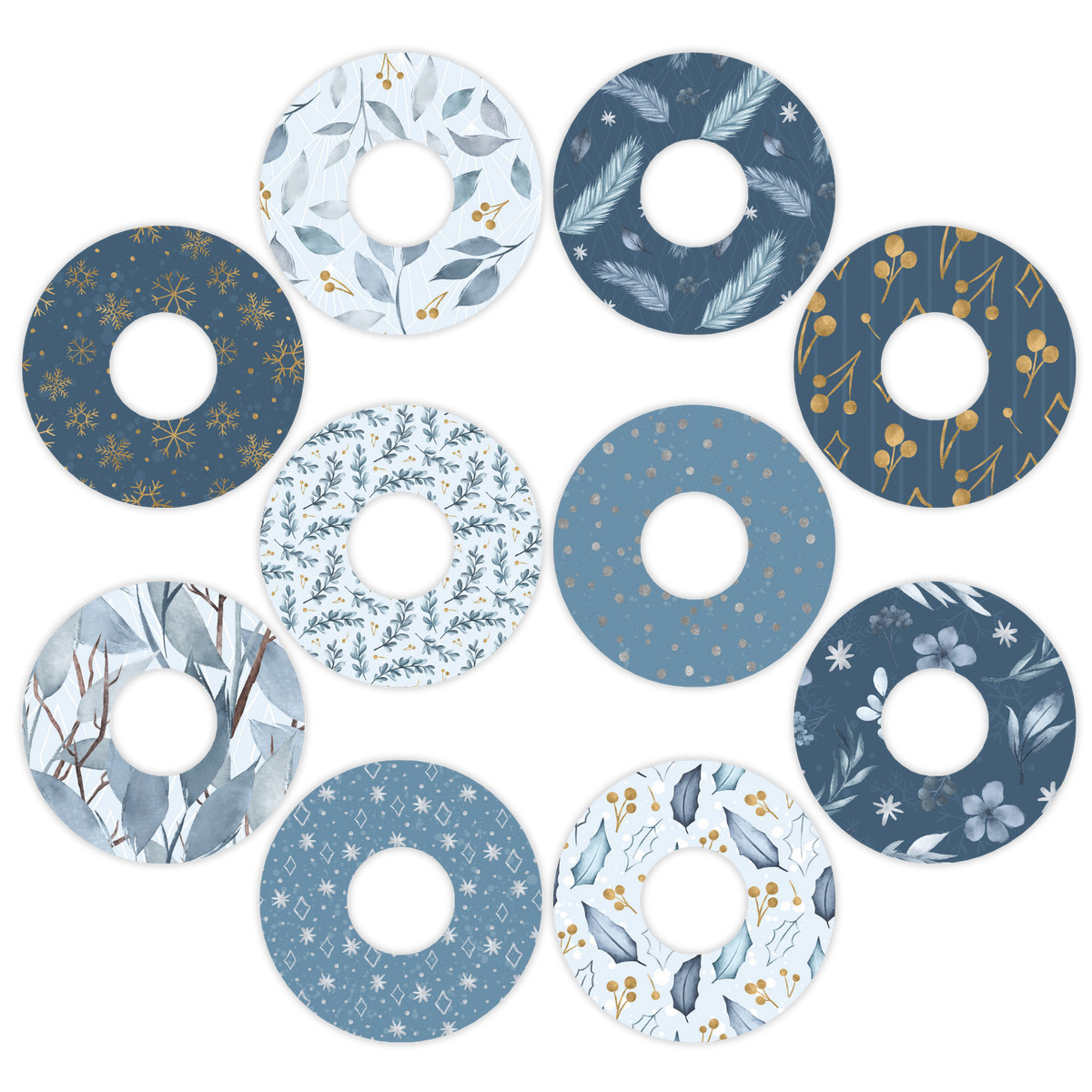 Rockadex Winter CGM Patch Mix