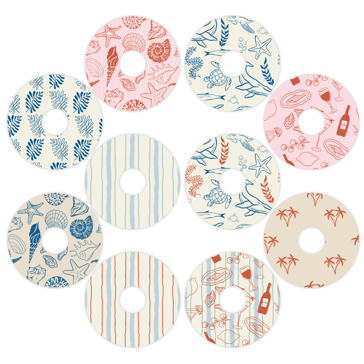 Rockadex Euro Summer CGM Patch Mix