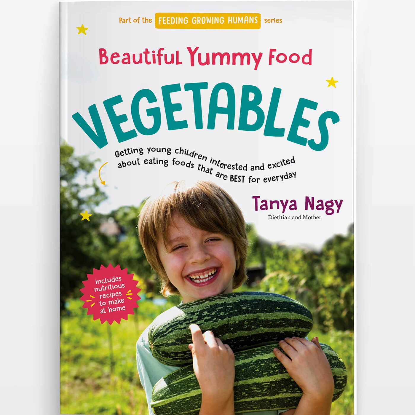 'Beautiful Yummy Food: Vegetables' children's book cover