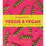 4 Ingredients: Veggie & Vegan' cookbook: front cover