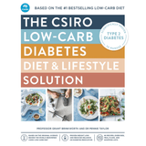 'CSIRO Low-Carb Diabetes Diet & Lifestyle Solution' cookbook: front cover