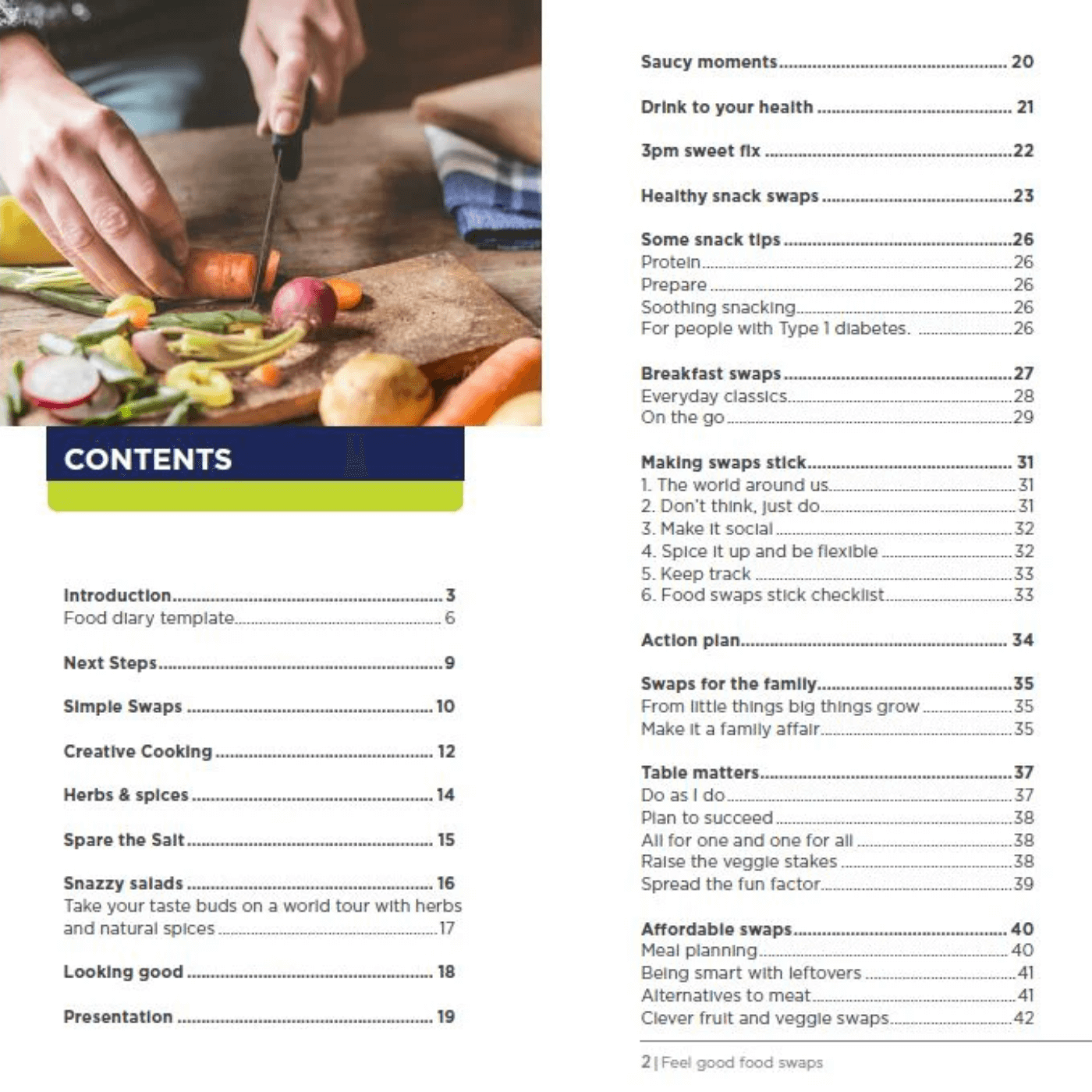 Feel Good Food Swaps: Healthy Changes for People with Diabetes