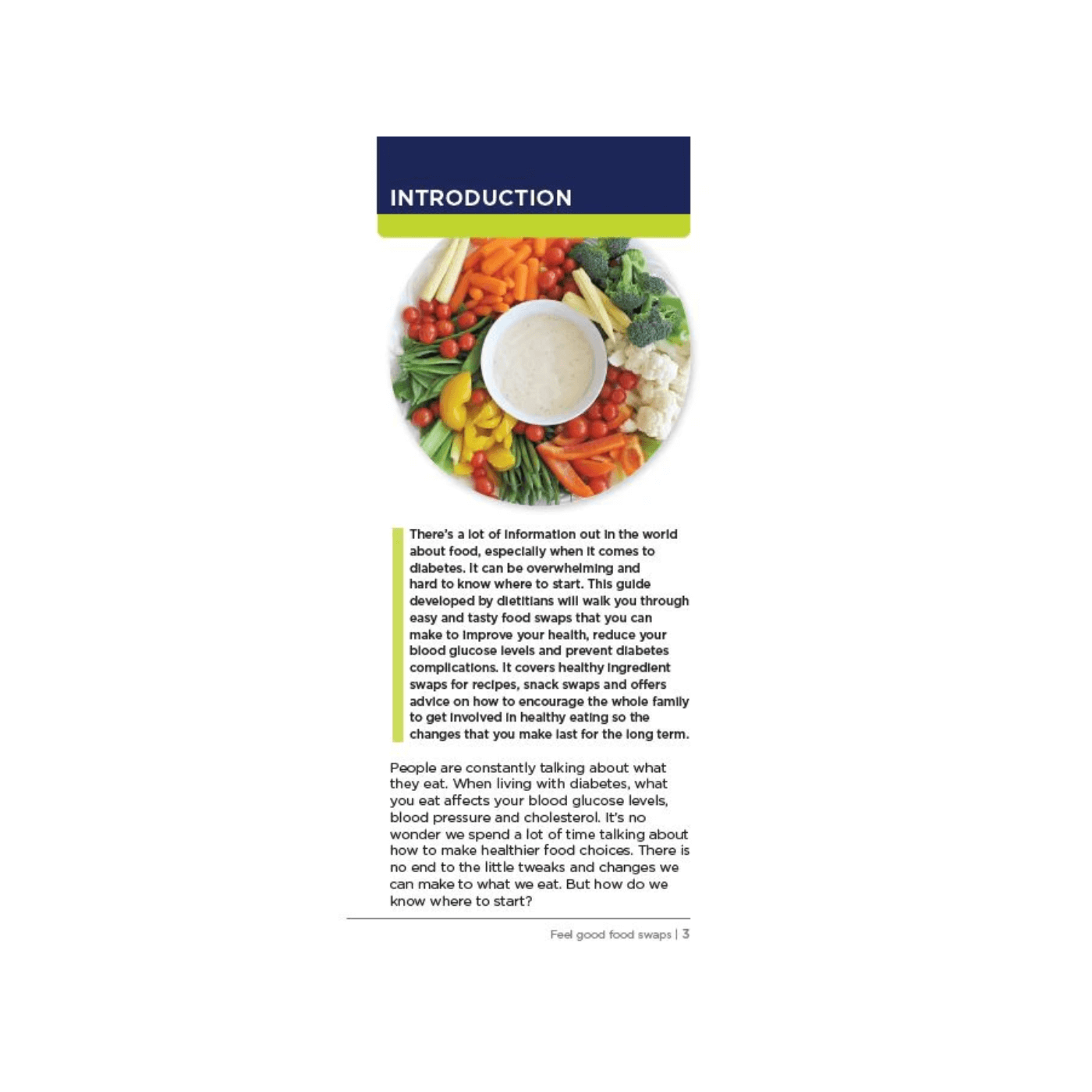 Feel Good Food Swaps: Healthy Changes for People with Diabetes