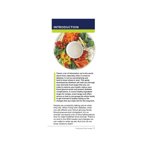 Feel Good Food Swaps: Healthy Changes for People with Diabetes