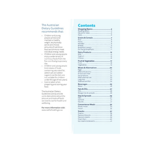 AS1 Shopping for Healthy Food Choices