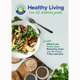 'Healthy Living Low GI diabetes' guide: front cover