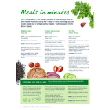 Healthy Living Low GI diabetes' guide: Quick meal ideas page sample.