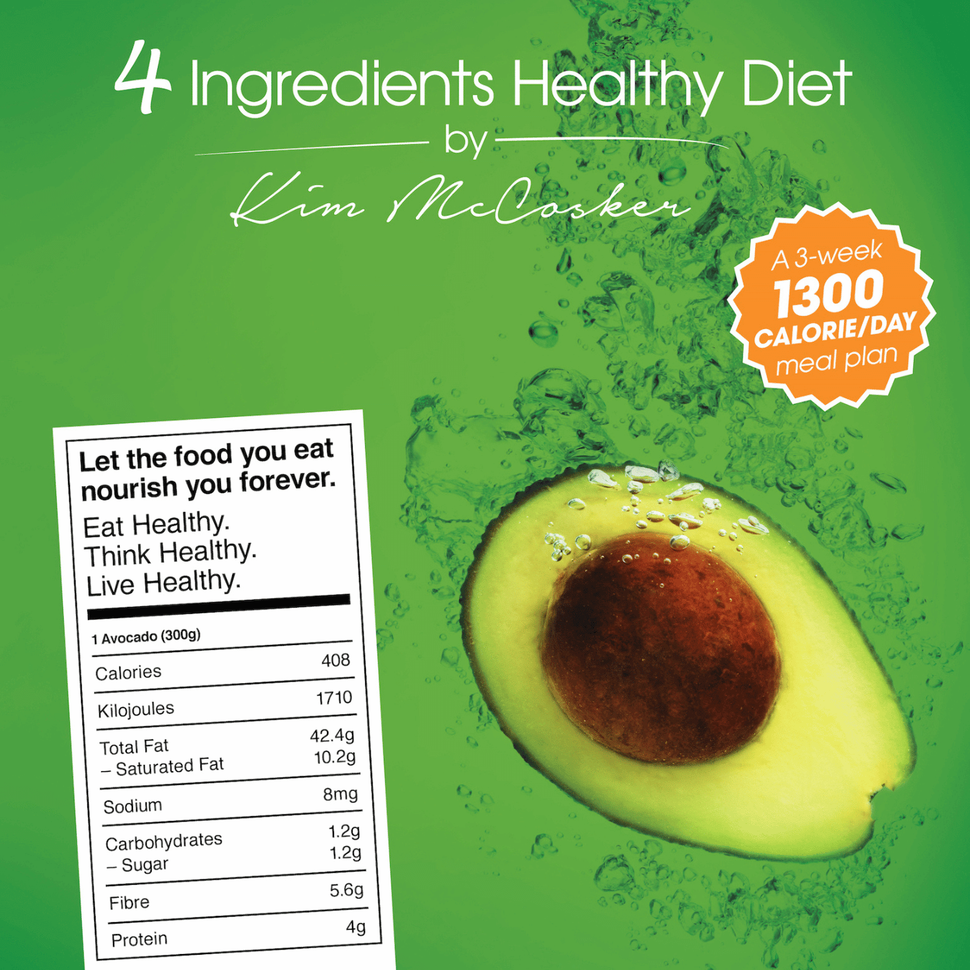 4 Ingredients 'Healthy Diet' cookbook front cover
