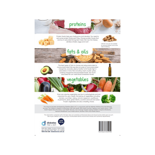 AS1 Food Choices for Kids Living with Diabetes Flyer 50pk
