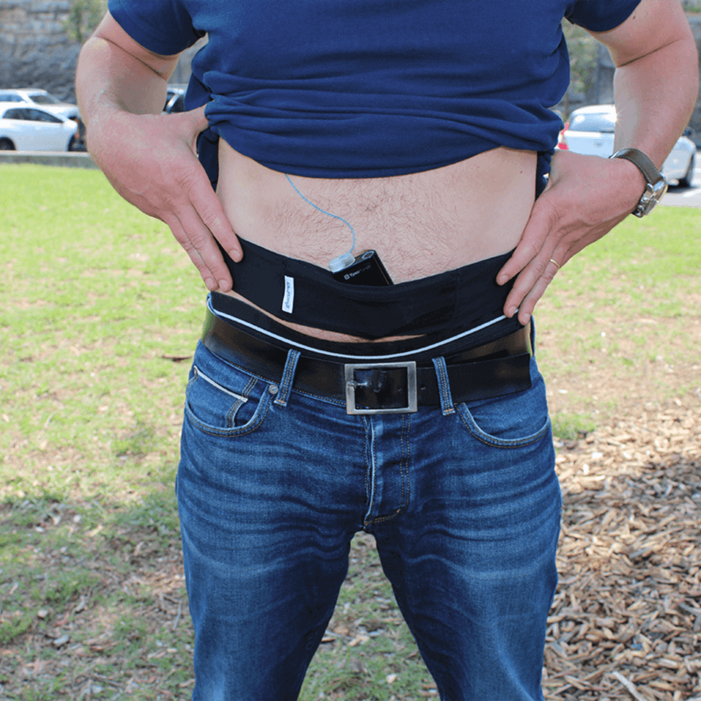 Glucology Insulin Pump Belt Black