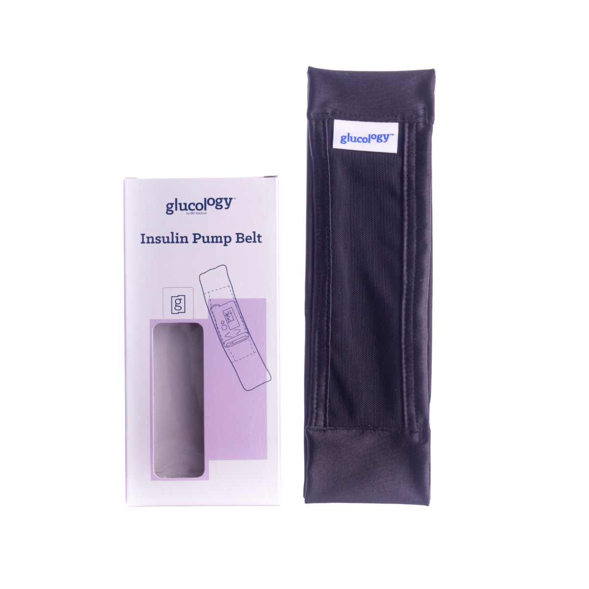 Glucology Insulin Pump Belt Black