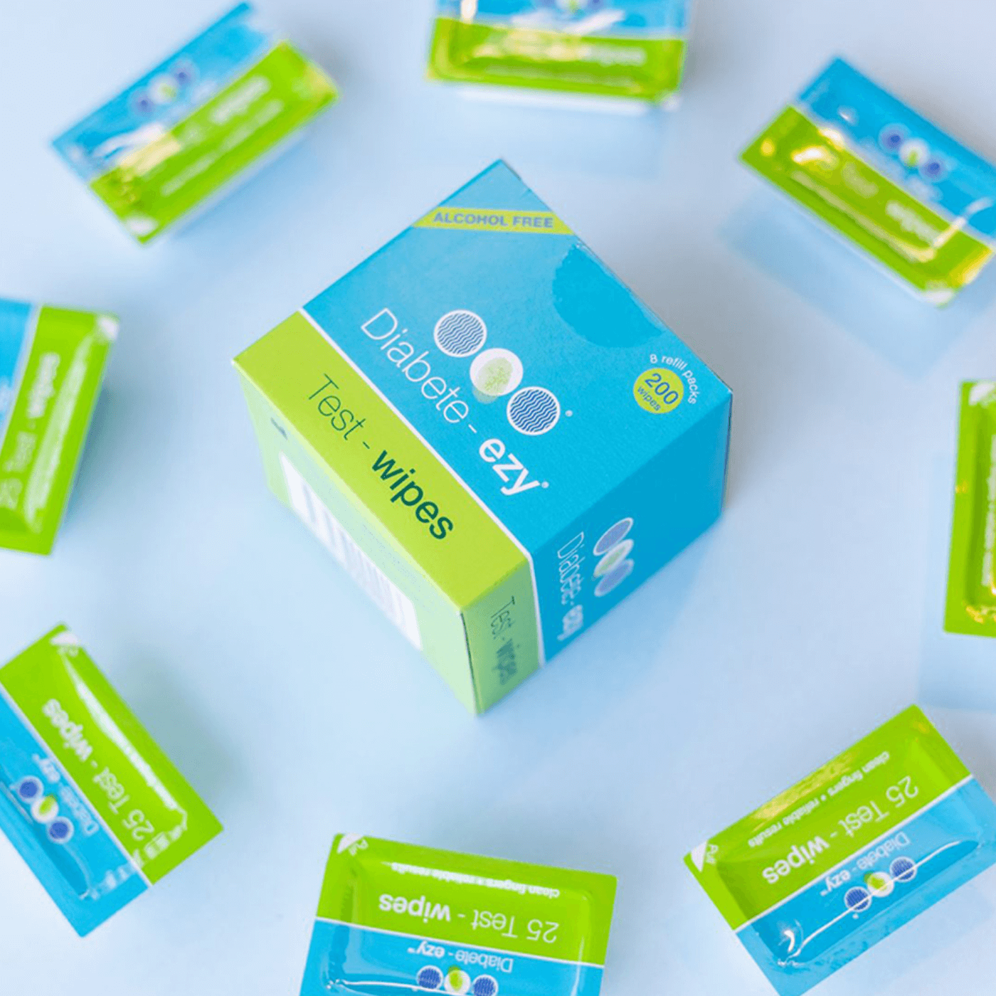 Diabete-ezy Test Wipes Refill Pack 200pk