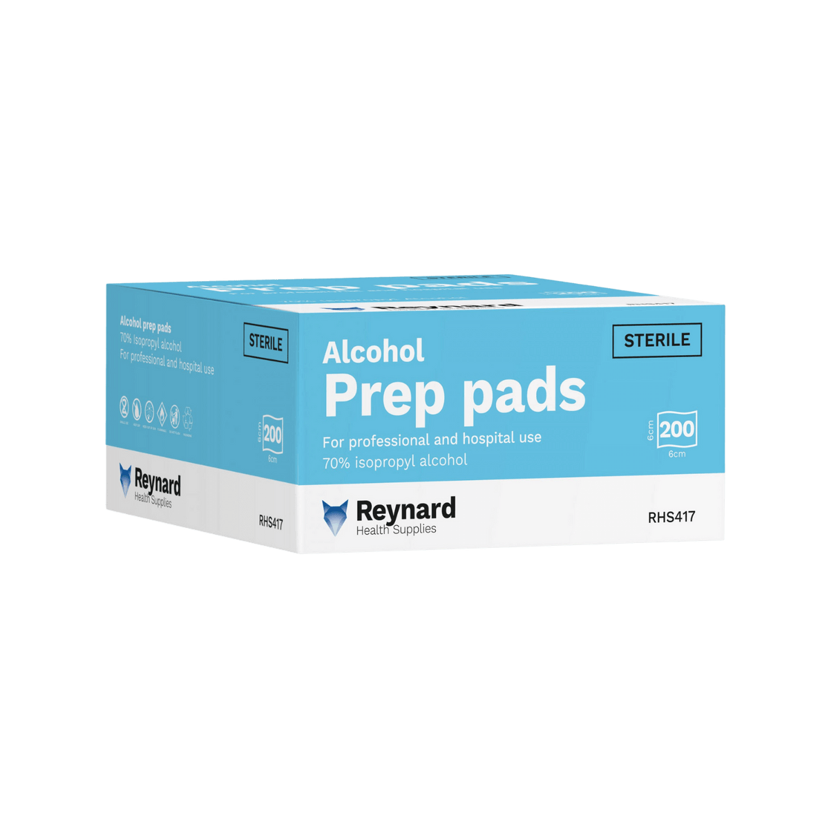 Reynard Alcohol Wipes 200pk