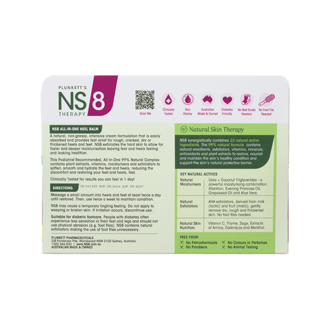 Plunkett NS8 Heel Balm Complex 125ml