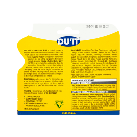DU'IT Foot & Heel Balm Plus 50g