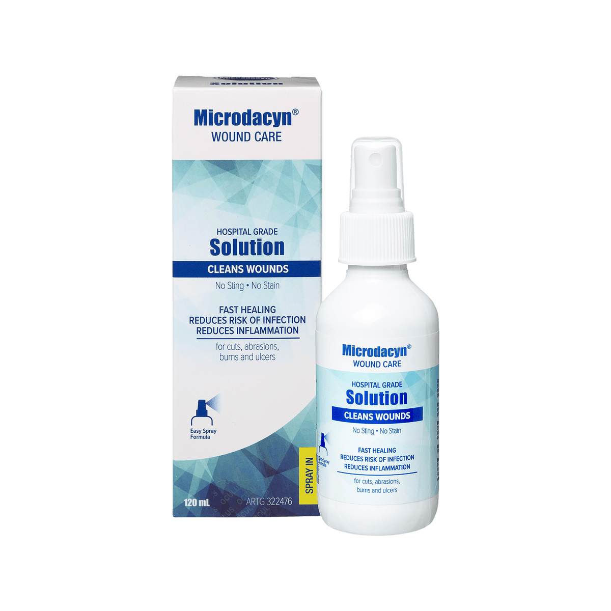 Microdacyn Wound Care Solution 120mL