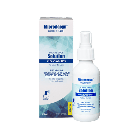 Microdacyn Wound Care Solution 120mL