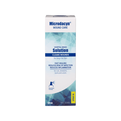 Microdacyn Wound Care Solution 120mL